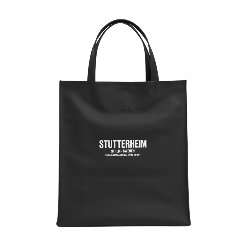 Stutterheim Grote Waterdichte Tote Tas Black Dames