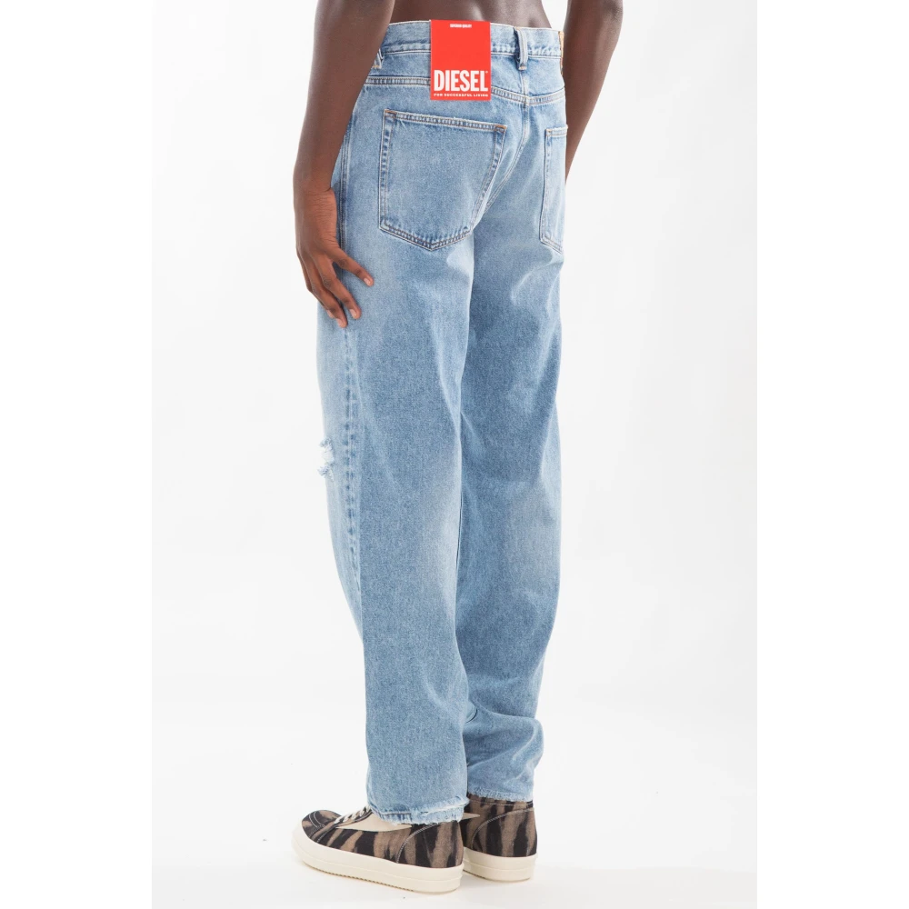 Diesel Lichte Straight Jeans 2010 Stijl Blue Heren