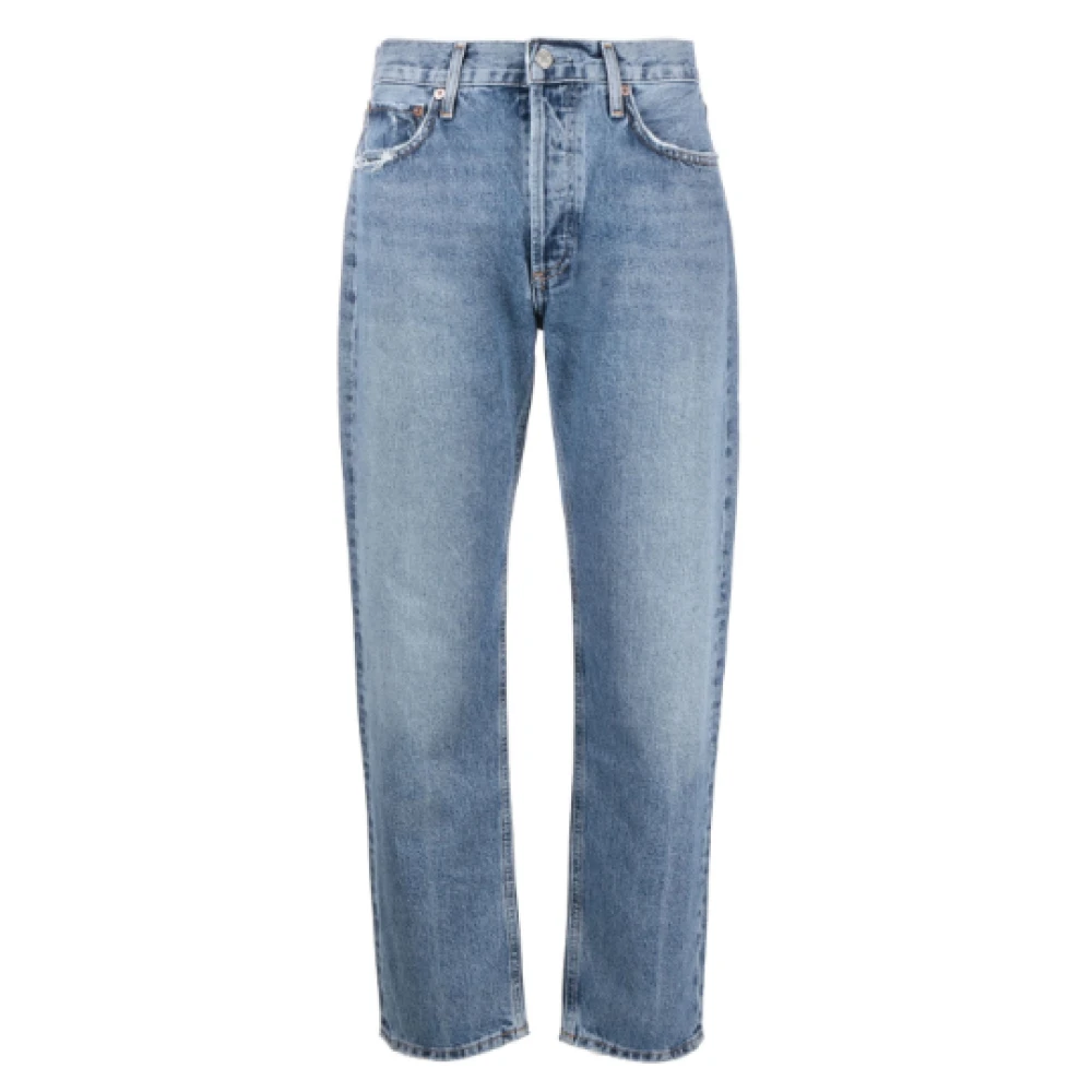 Agolde Straight Jeans Blue Dames