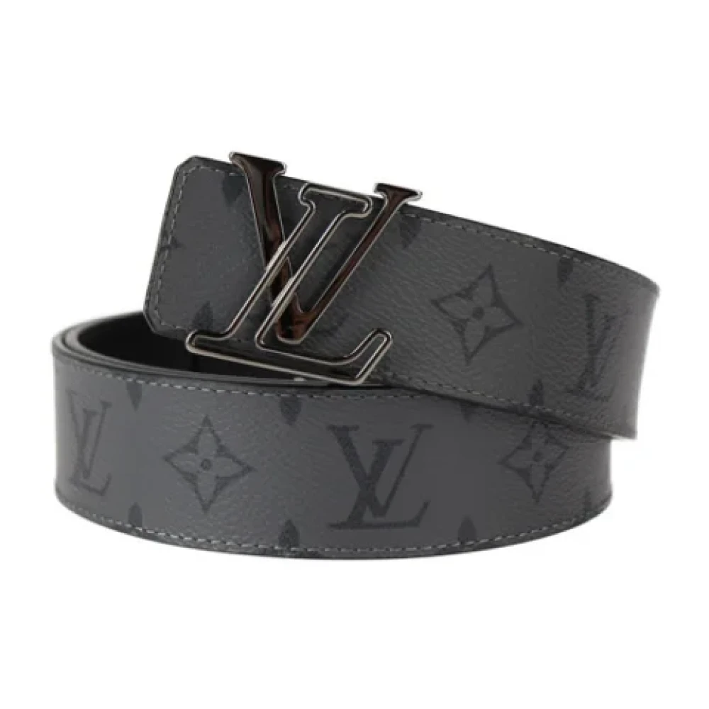Louis Vuitton Vintage Pre-owned Leather belts Black Dames
