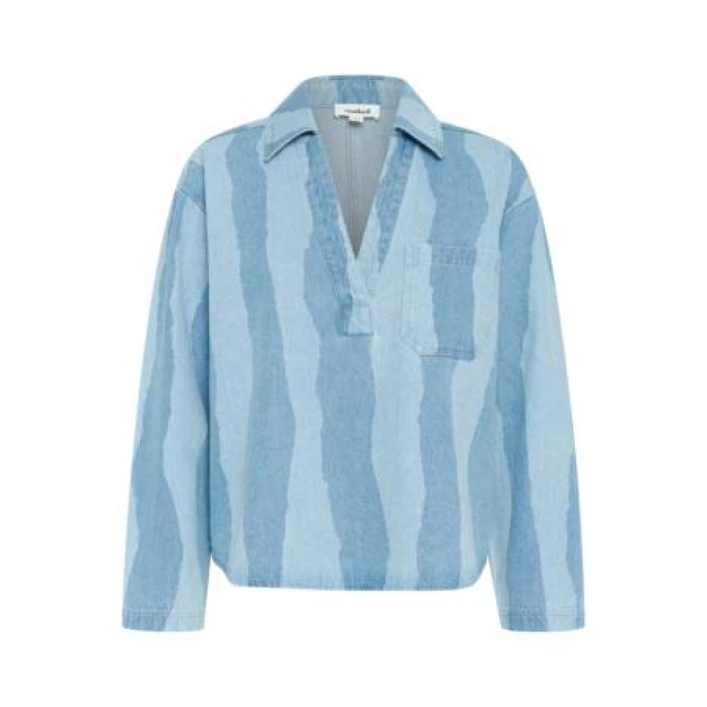 Soaked in Luxury Elegante Blouse Maisa Blue Dames