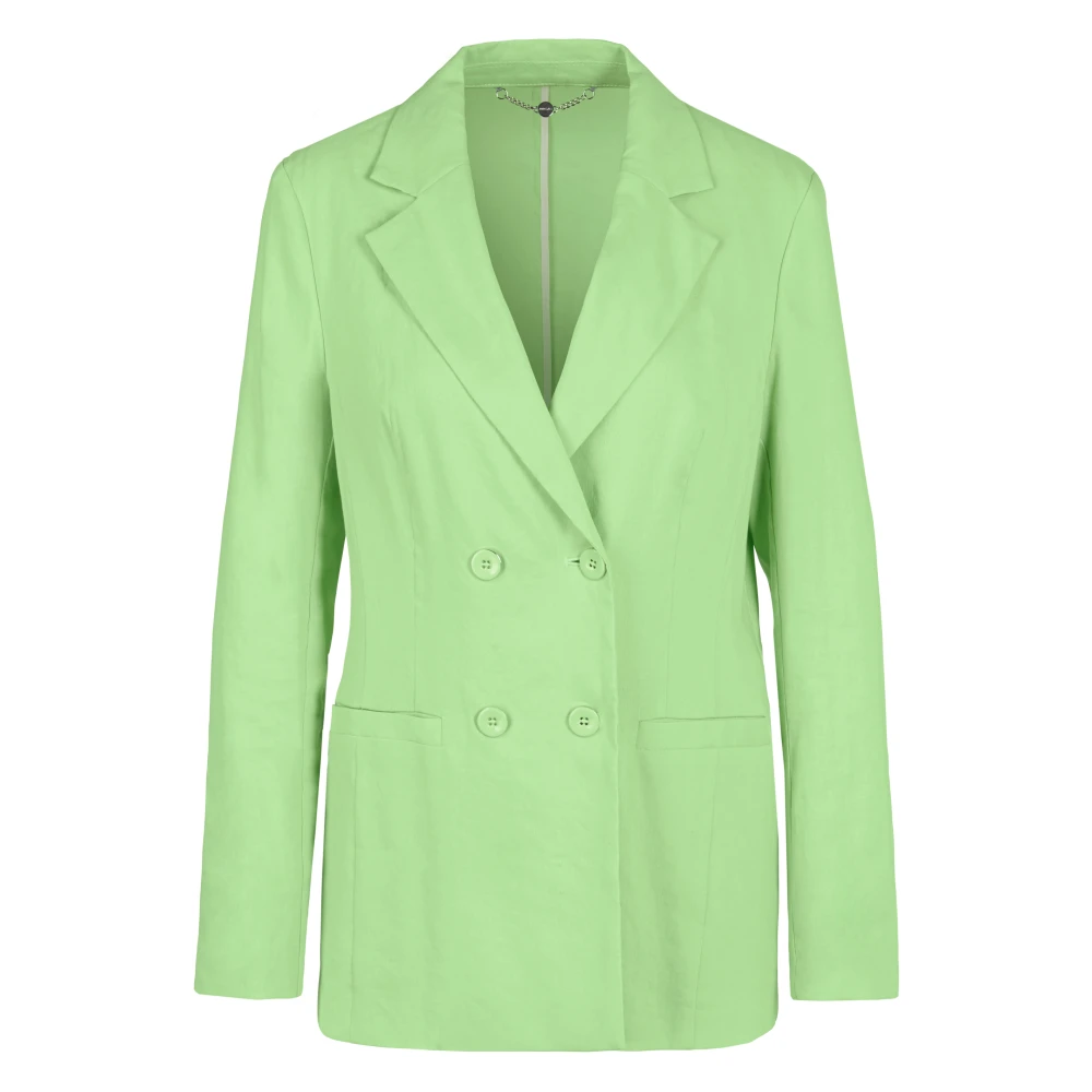 Marc Cain Women's Green Fitted Blazer - Blazers - M - Jackets