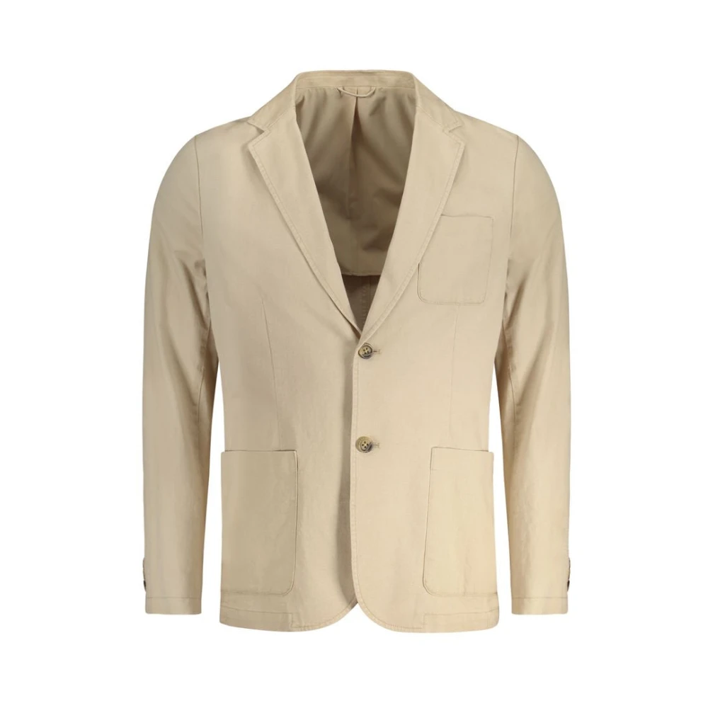 Guess Beige Katoenen Jas Beige Heren