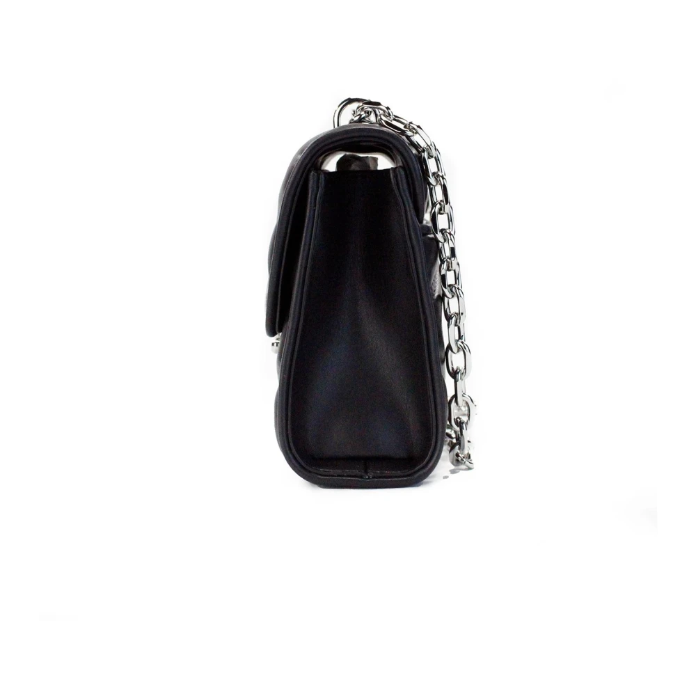 Michael Kors Zwarte Diamant Gewatteerde Schoudertas Black Dames