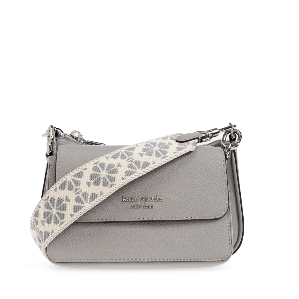 Kate Spade Schoudertas Double Up Gray Dames