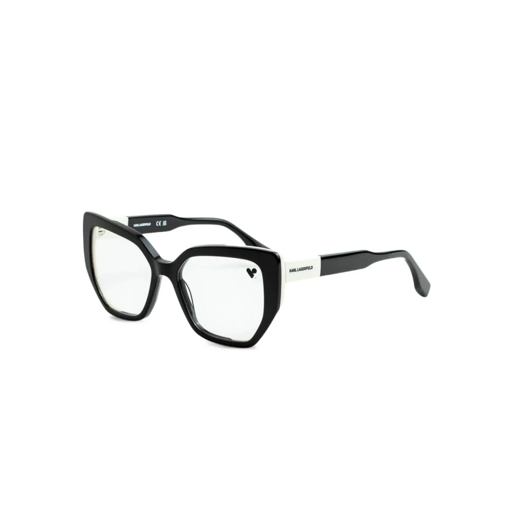 Karl Lagerfeld Black Glasses, Female, 53 Mm, Kl6174 006 Optical Frame