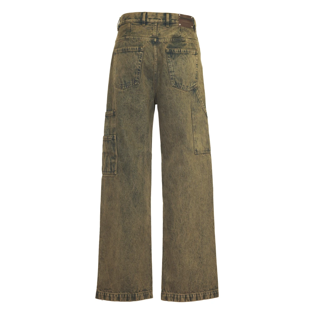 Dries Van Noten Beige Broek Pickerby Stijlvolle Mode Beige Heren