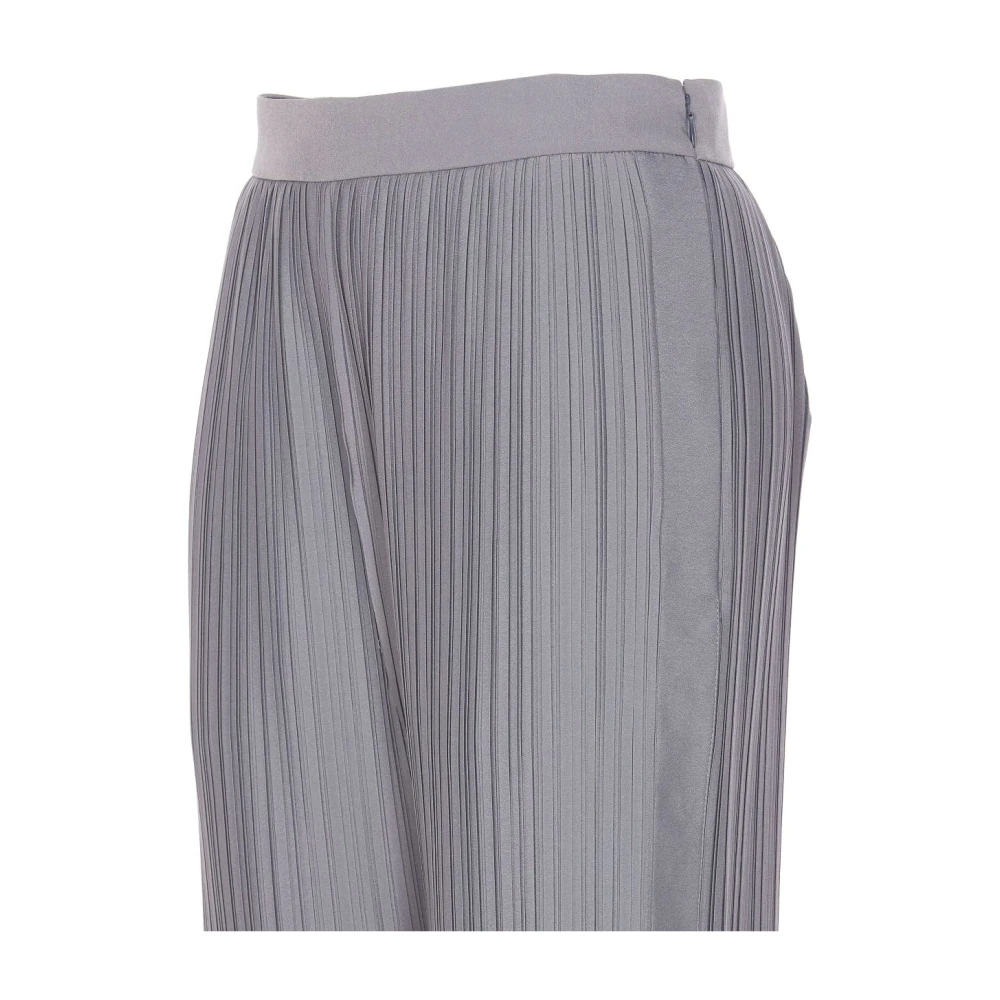 Lanvin Elastische Taille Rechte Pijp Broek Gray Dames