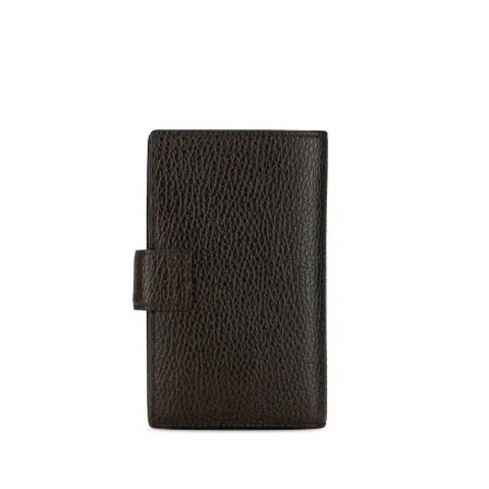 Gucci Vintage Pre-owned Leather wallets Brown Dames