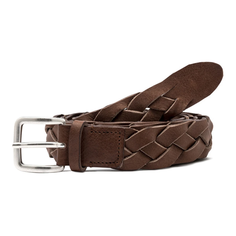 Gianni Chiarini Bruin Leren Riem Brown Heren