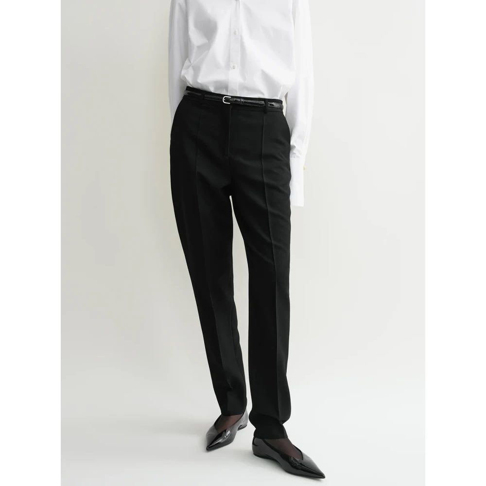 TotêMe Op maat gemaakte lage taille broek Black Dames