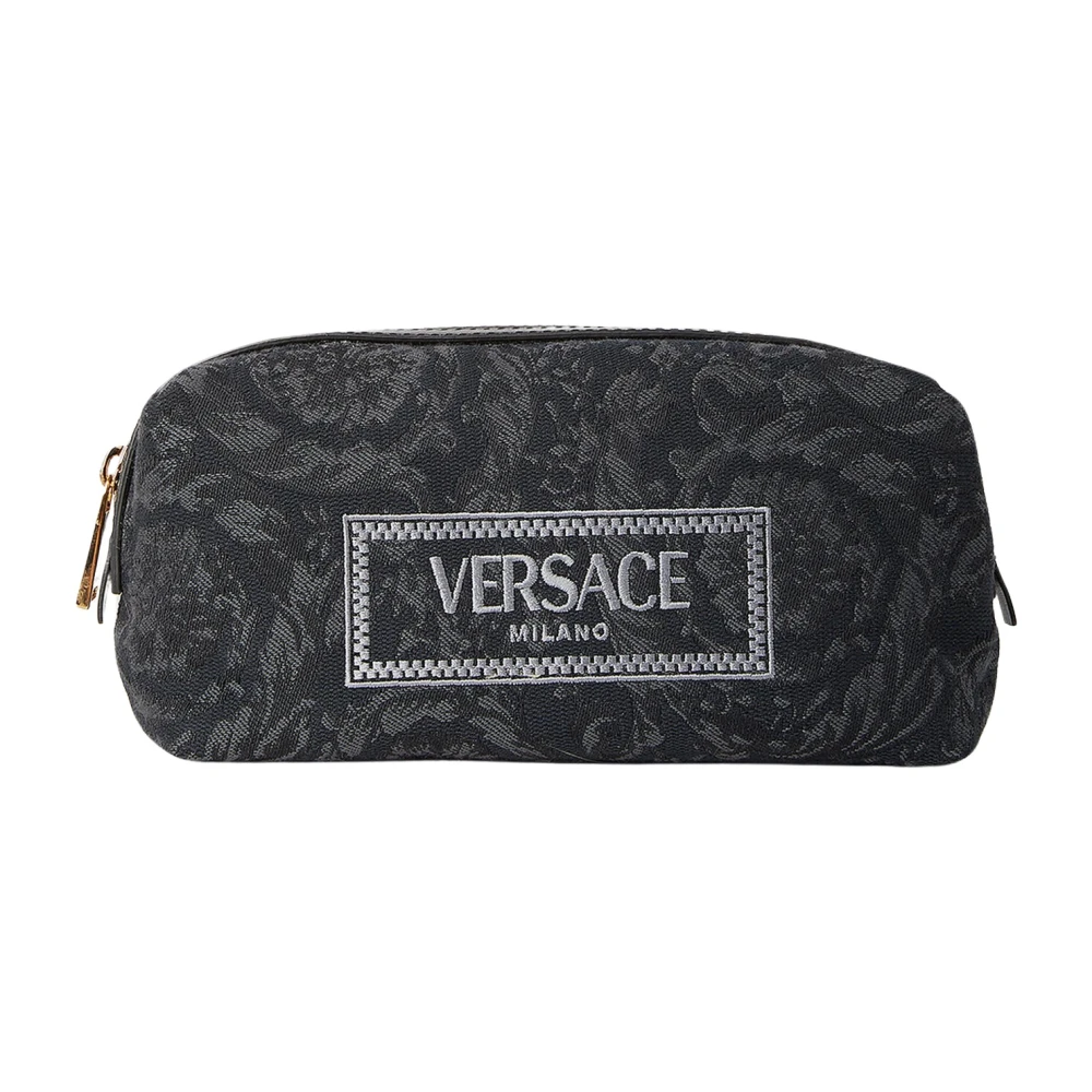 Versace Toilet Bags Black Dames