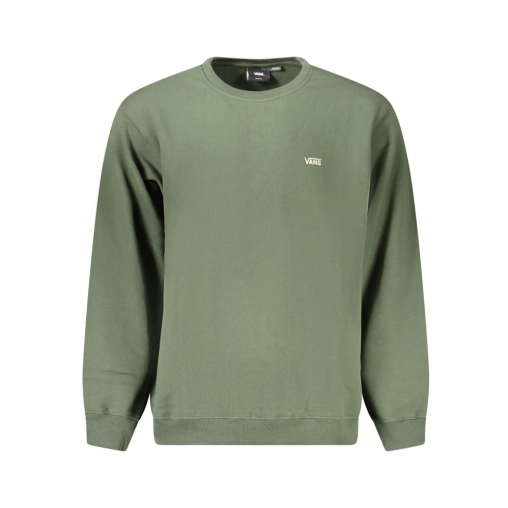 Vans Men's Green Cotton Sweatshirt - Sweatshirts - Xl - Sweatshirts & Hoodies