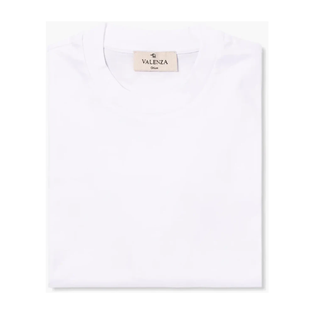 Valenza Interlock Supima T-shirt in wit White Heren