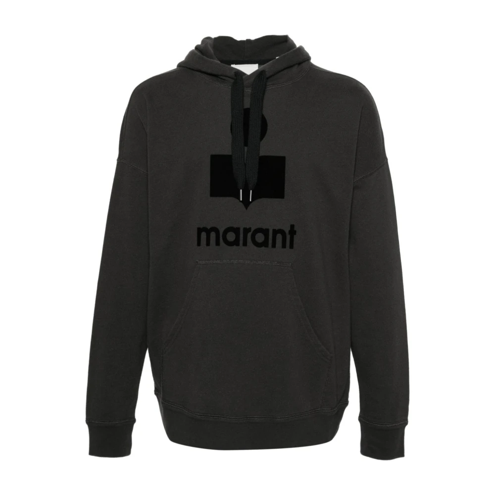 Isabel marant Zwarte Sweatshirt Aw24 Herenmode Black Heren