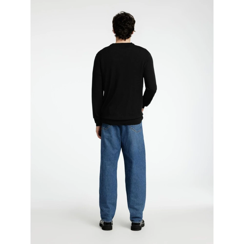 Selected Homme Lange mouw trui heren Black Heren