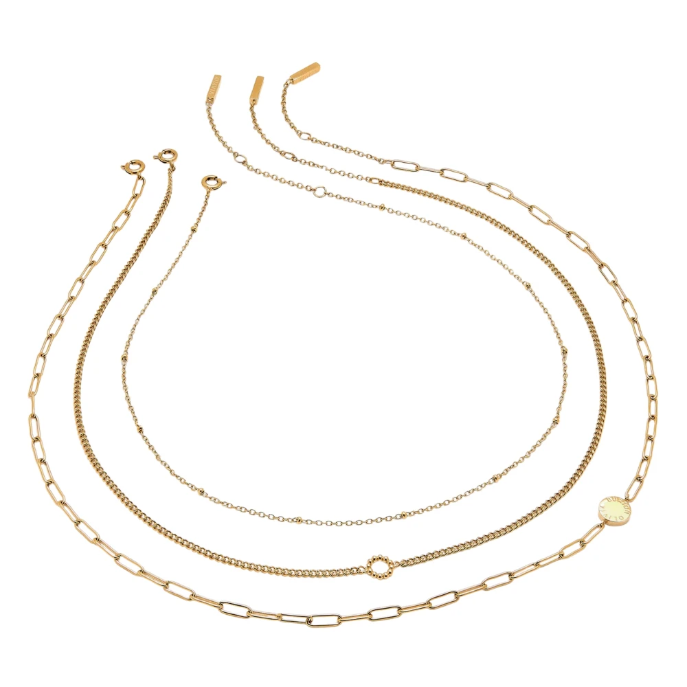 Olivia Burton Women's Yellow Illusion Stacking Necklace Set - Necklaces - One Size - Accessories