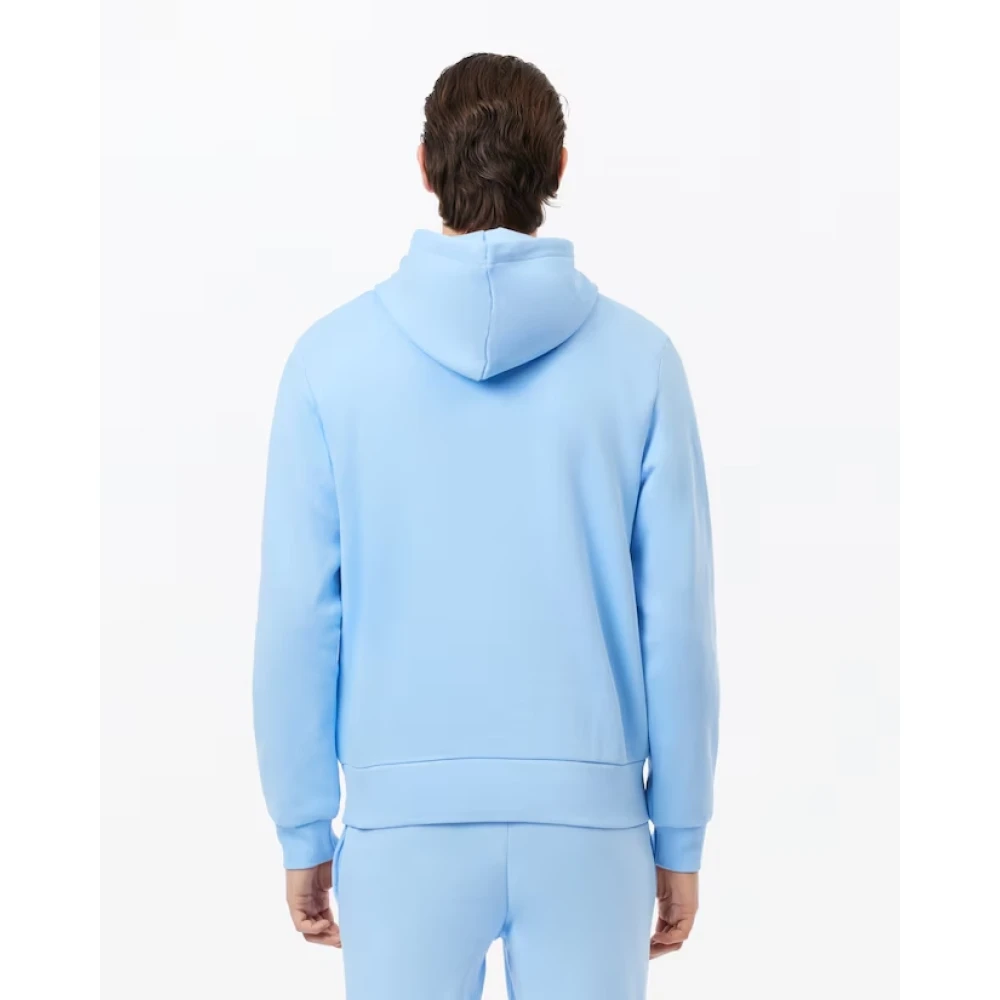 Lacoste Blauwe Fleece Hoodie Heren Blue Heren