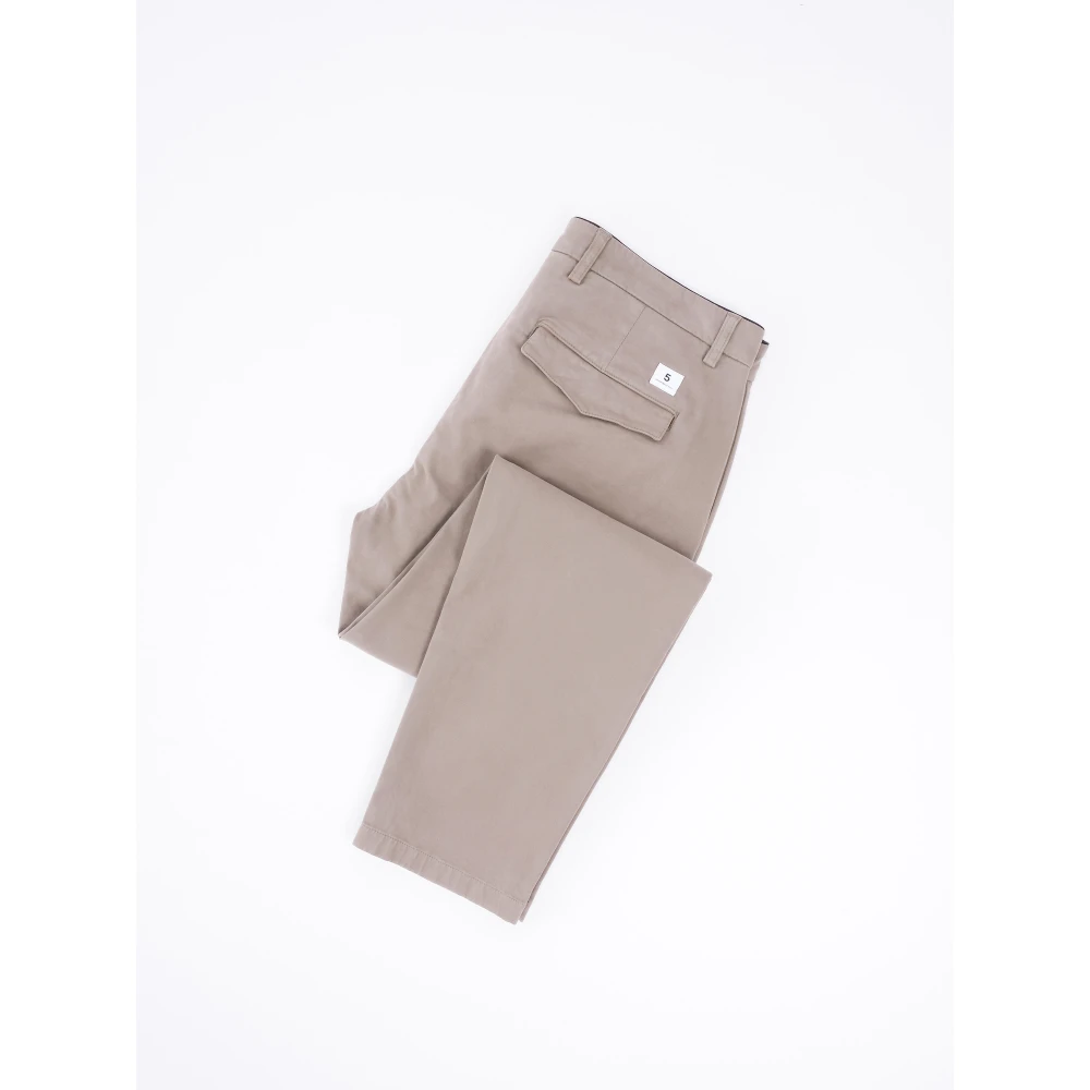 Department Five Zachte geverfde broek Beige Heren