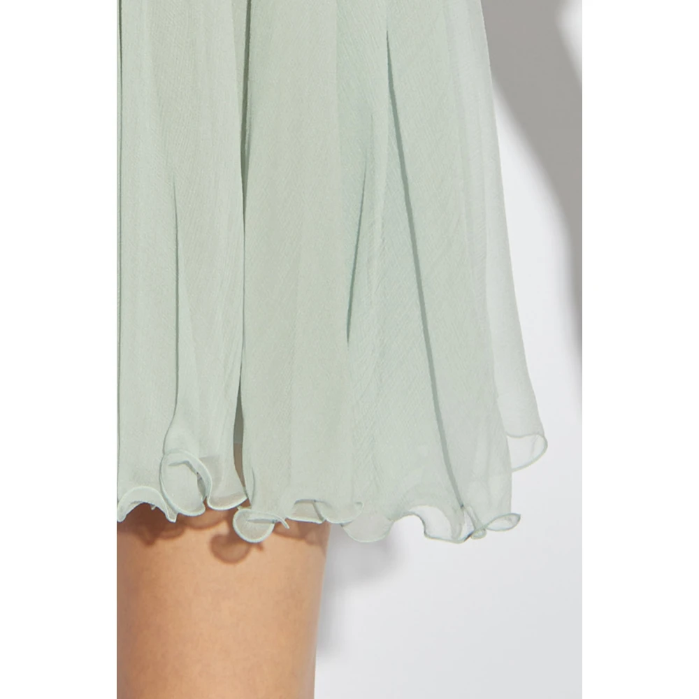 Chloé Zijden jurk met drapering Blue Dames