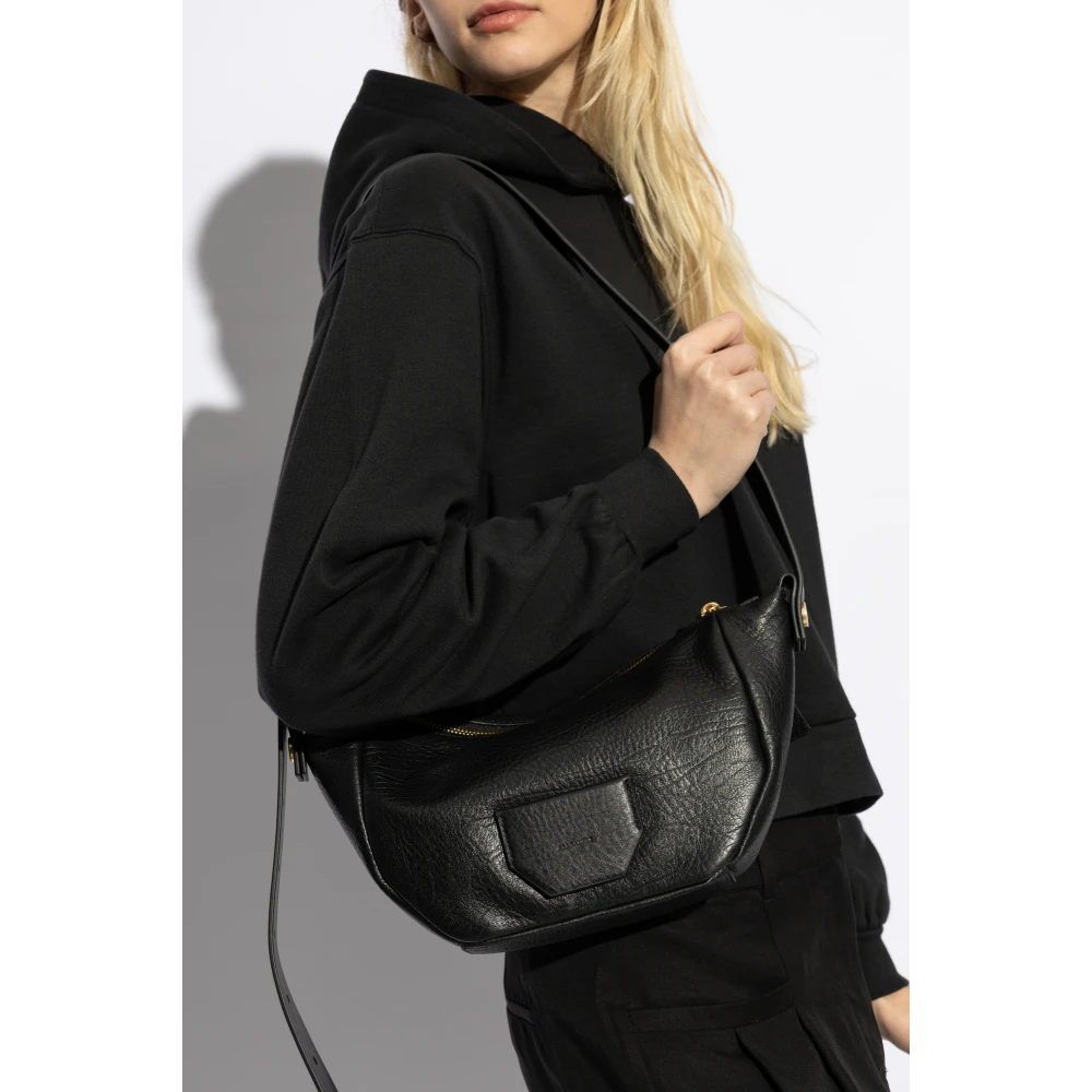 AllSaints Schoudertas Meda Black Dames