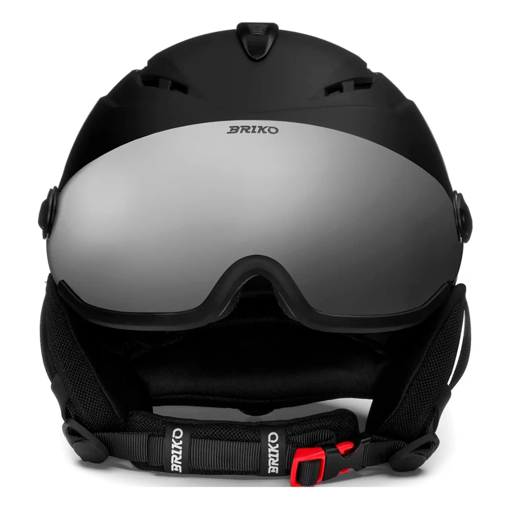 Briko Matt Black Elio Visor Gray Heren