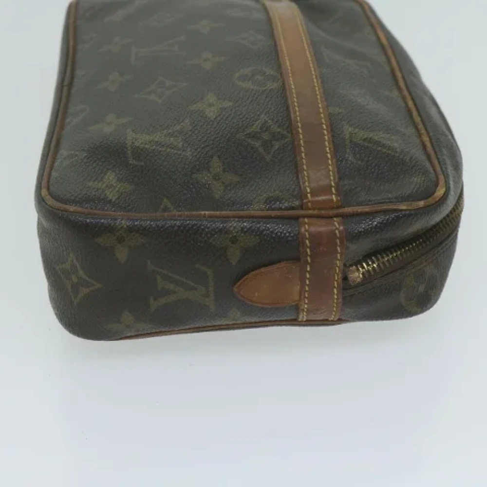 Louis Vuitton Vintage Pre-owned Canvas clutches Brown Dames