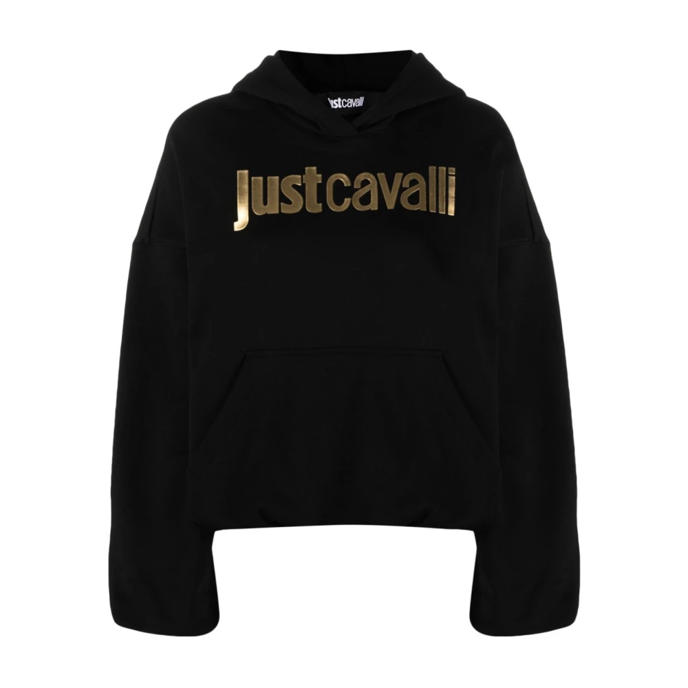 Just Cavalli Zwarte Sweaters voor Heren Black Dames