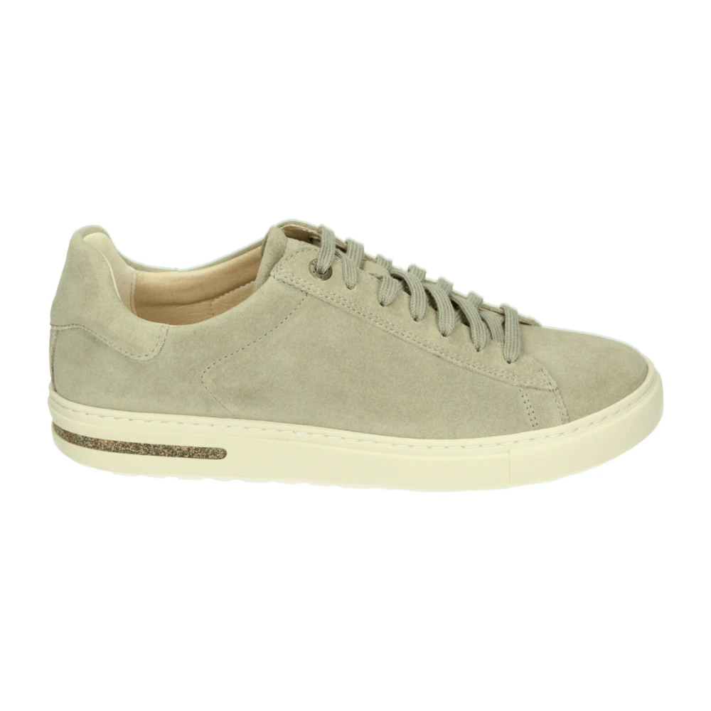 Birkenstock Lage Suède Sportieve Schoenen Taupe Dames Schoenen Beige