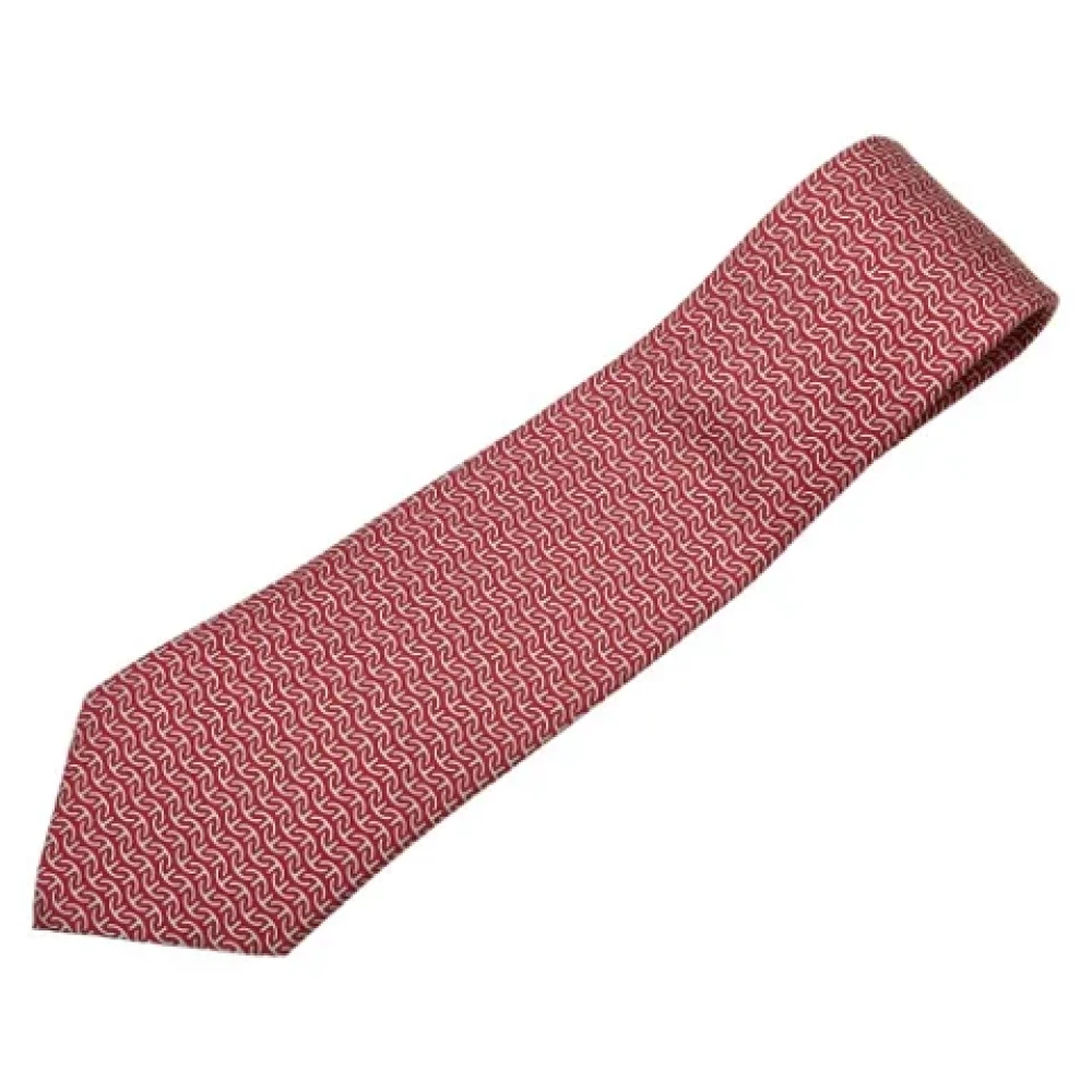Hermès Vintage Pre-owned Silk home-office Red Dames