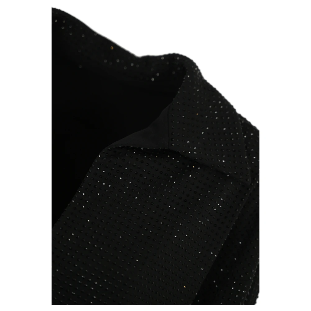 Philosophy di Lorenzo Serafini Zwarte trui met strass Black Dames