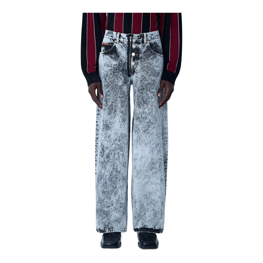 Martine Rose Grå Coated Denim Jeans