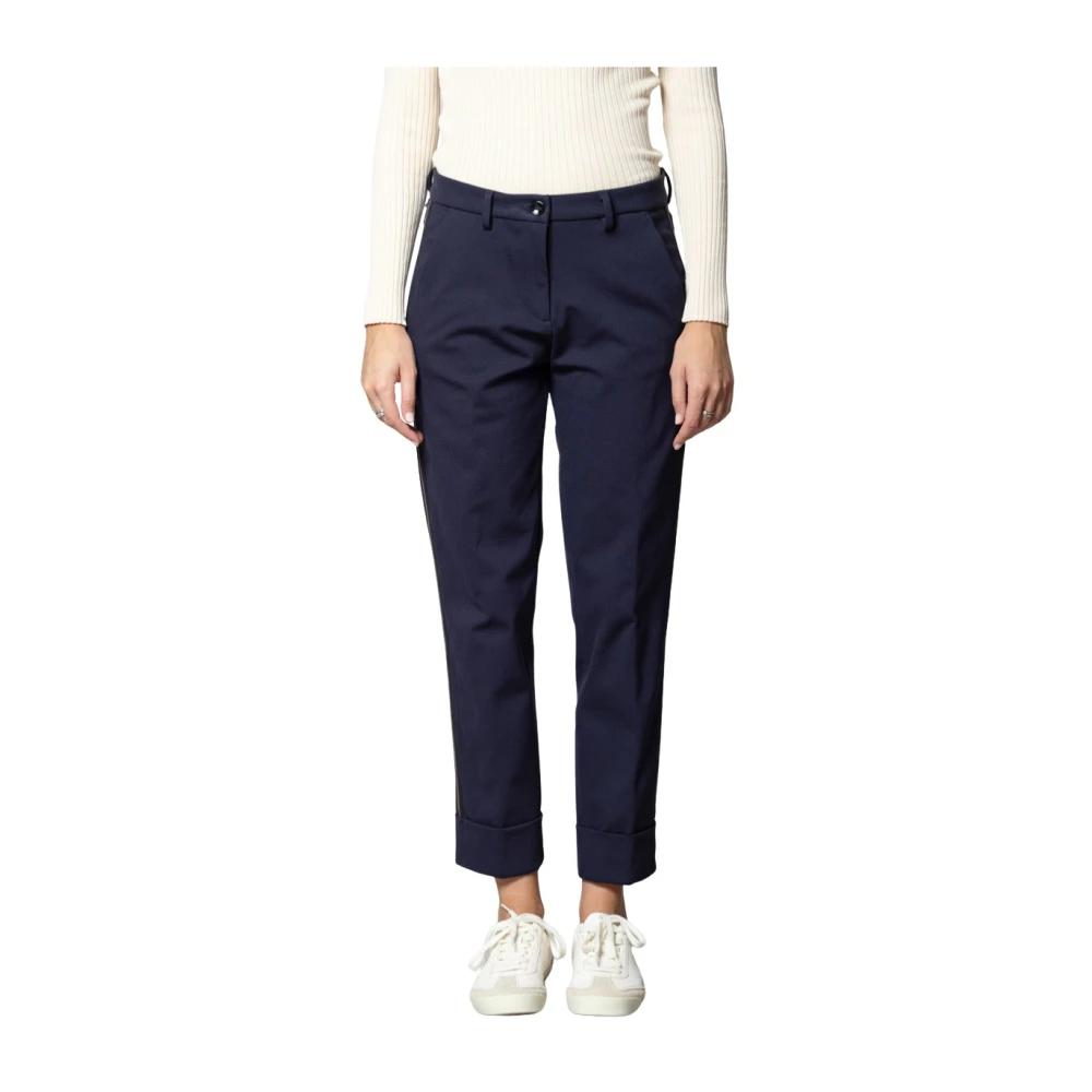 Mason's Kvinno Blå Byxor Dam, 3XS, New York Carrot Chino Pants