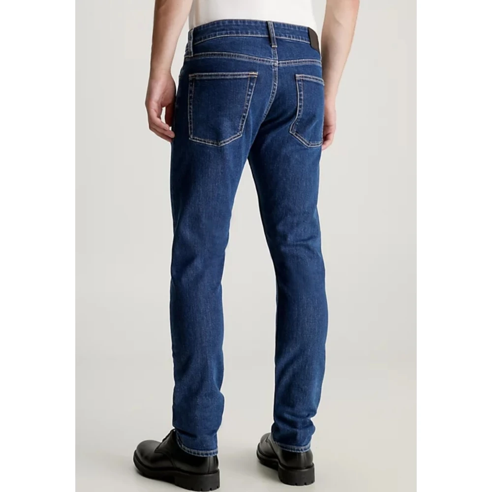 Calvin Klein Slim Fit Donkere Denim Jeans Blue Heren