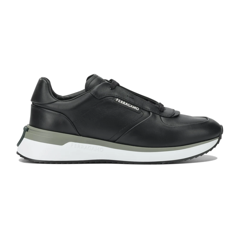 Ferragamo Heren Schoenen Sneakers Aw25 Heren Schoenen Zwart