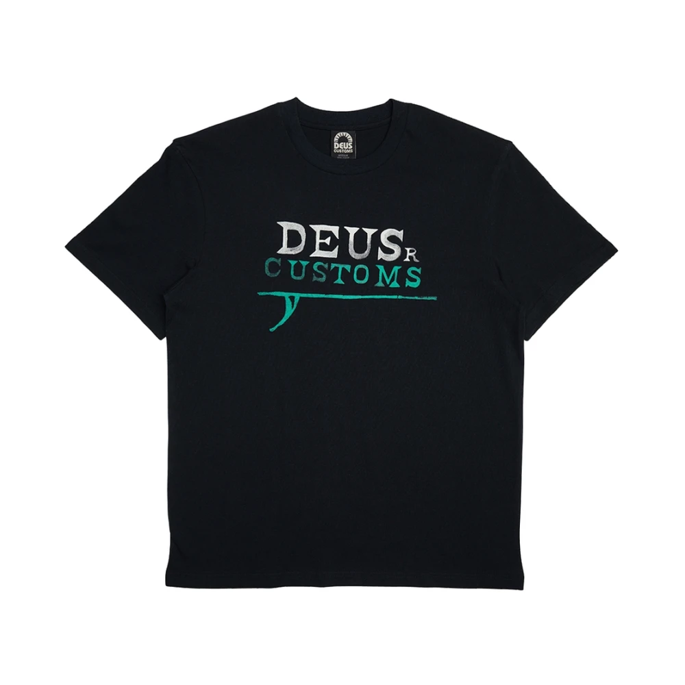 Deus Ex Machina Golf Box Fit Tee Black Heren