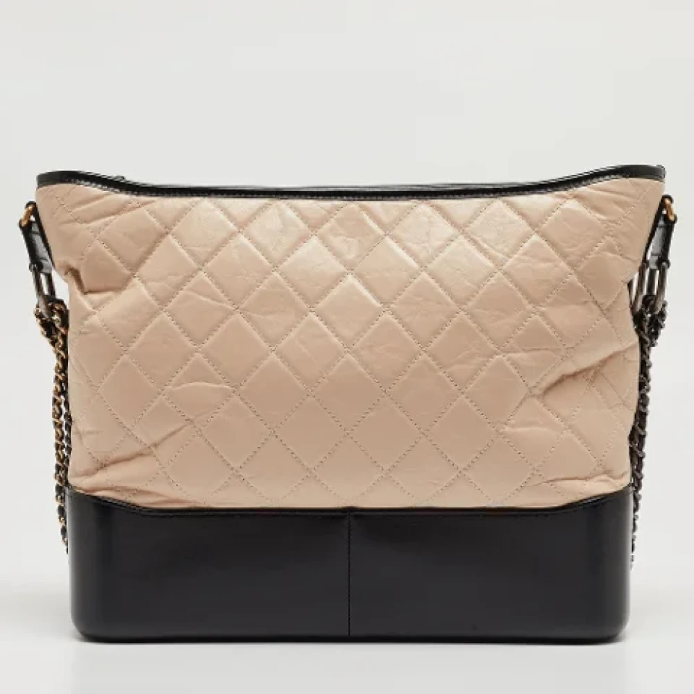 Chanel Vintage Pre-owned Leather shoulder-bags Black Dames