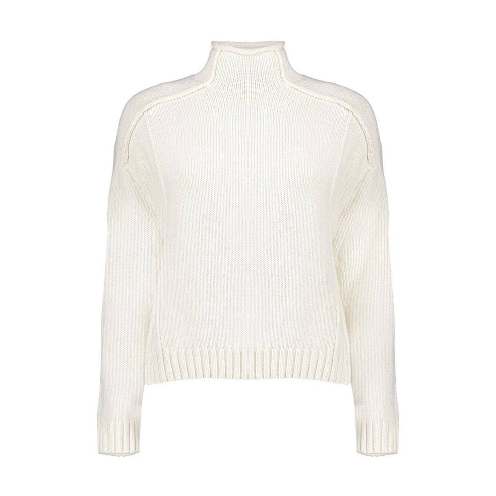 Geisha Turtle Neck Pullover Sweater Beige Dames