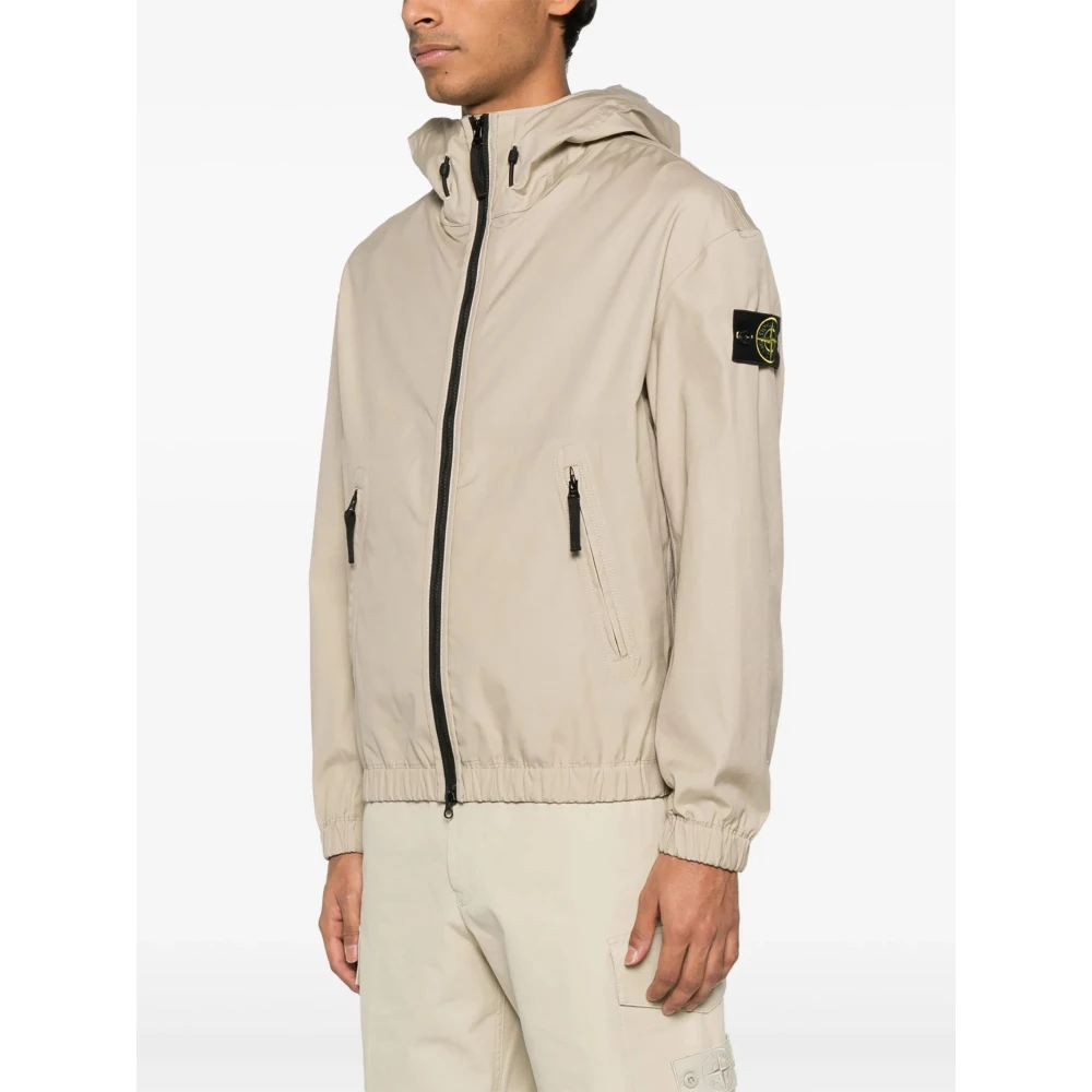 Stone Island Beige Winterjassen voor Mannen Beige Heren