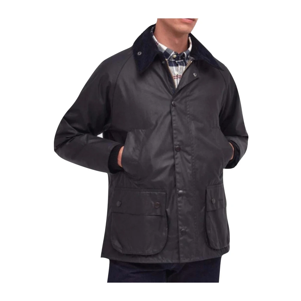 Barbour Klassieke Bedale Gewaxte Jas Mannen Blue Heren