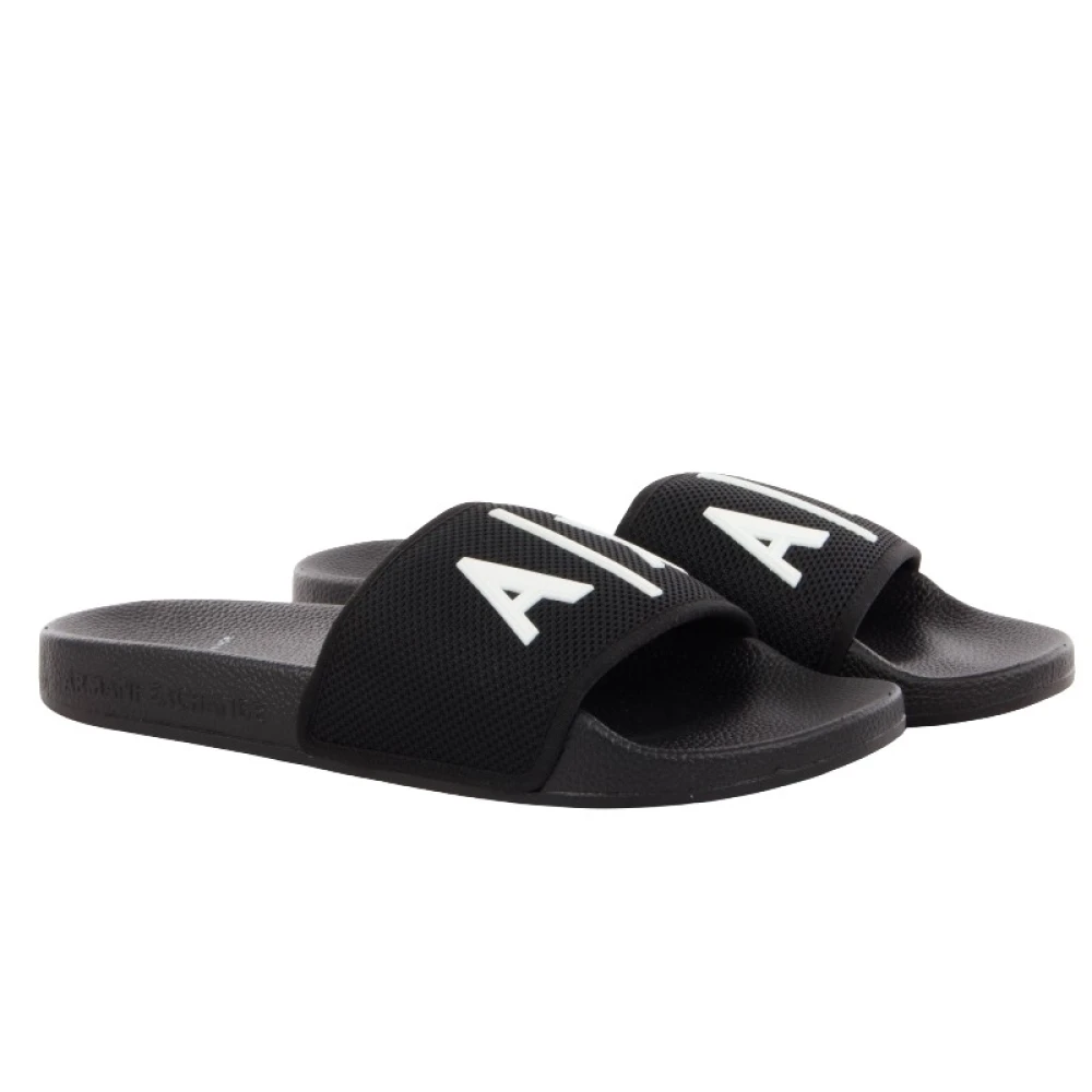 Armani Exchange Uomo Nero Scarpe, 44 Eu, New,