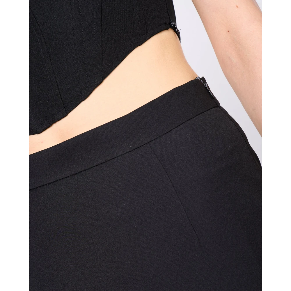Silvian Heach Split achterkant Longuette Rok Black Dames