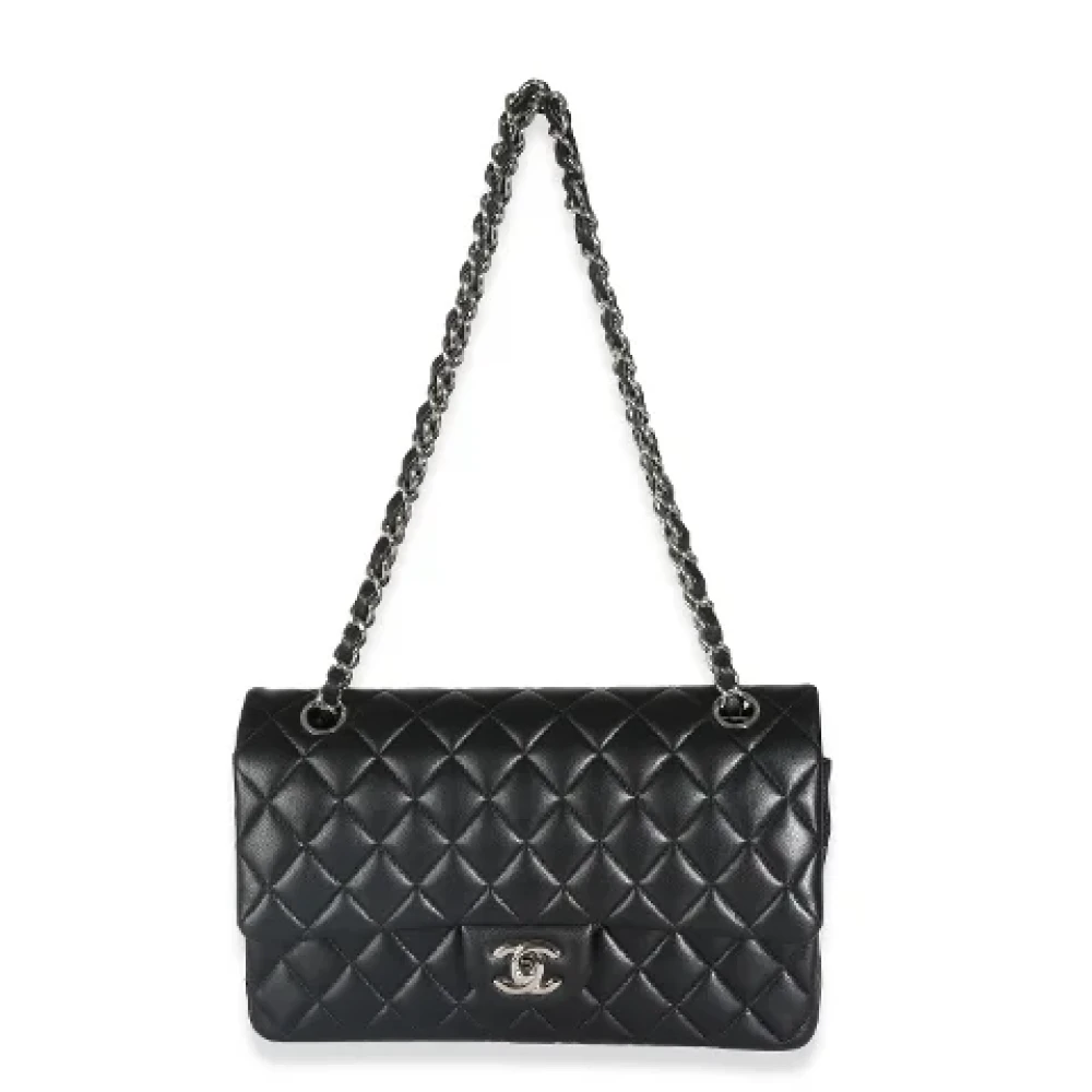 Chanel Vintage Pre-owned Leather chanel-bags Gray Dames
