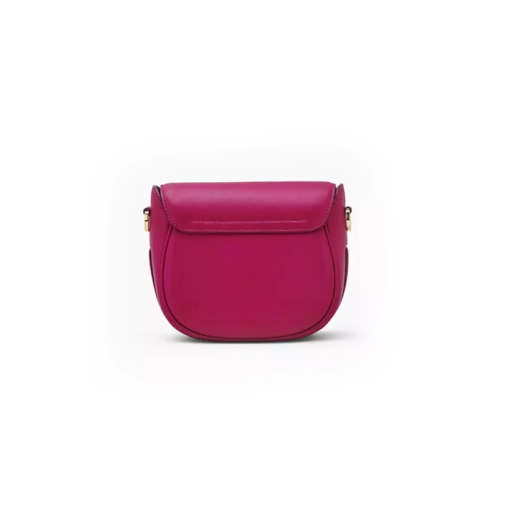 Marc Jacobs Fuchsia Mini Flap Tas Pink Dames