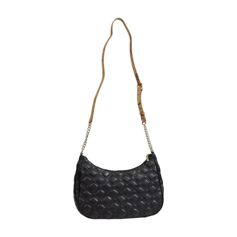 Alviero Martini 1a Classe Polyethyleen handtas met katoenen details Black Dames