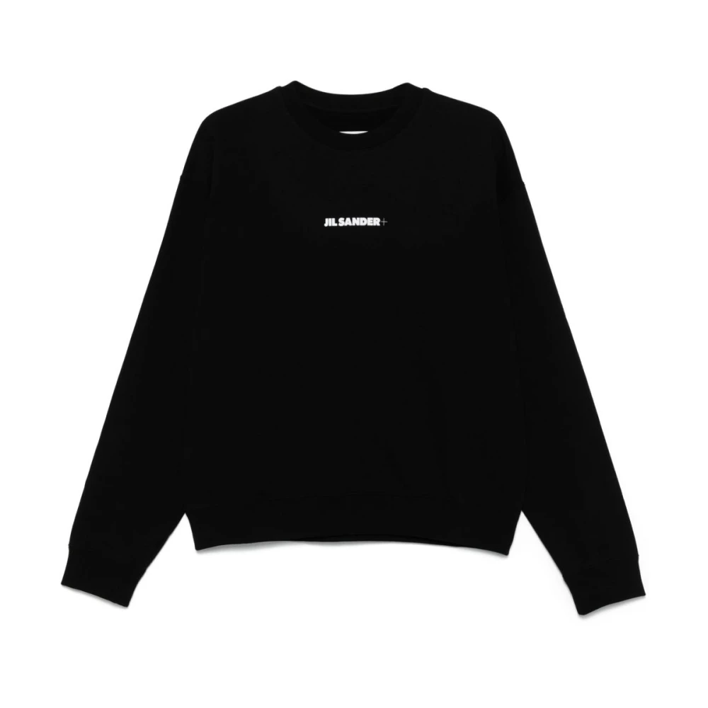 Jil Sander Zwarte Sweatshirt voor Mannen Black Heren