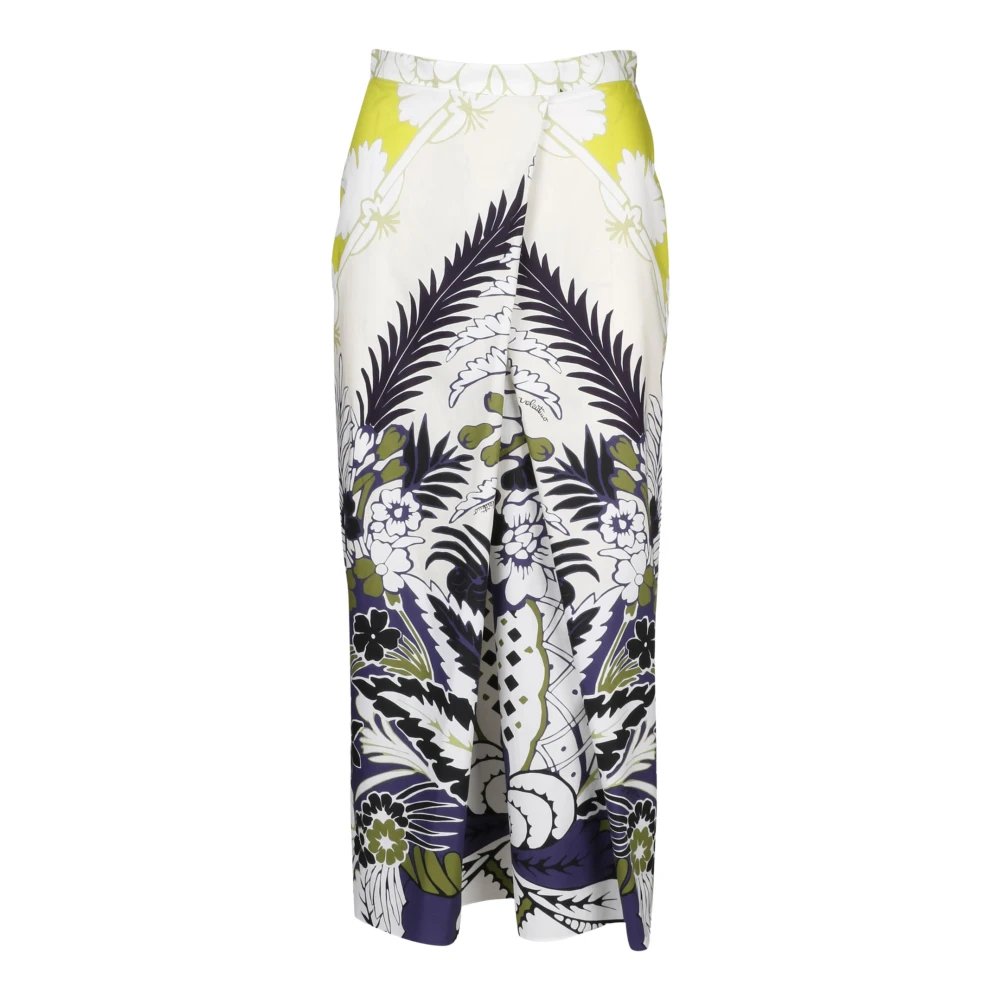 Valentino Bloemenprint Poplin Rok Multicolor Dames