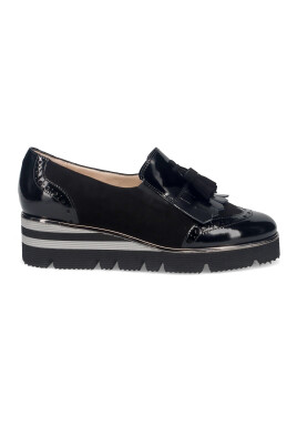black-fringe-tassel-slip-on-sneakers