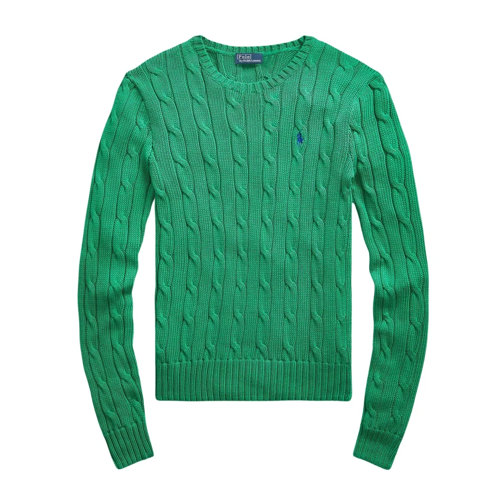 Polo Ralph Lauren Women's Green Round-Neck Knitwear - Round-Neck Knitwear - Xs - Knitwear