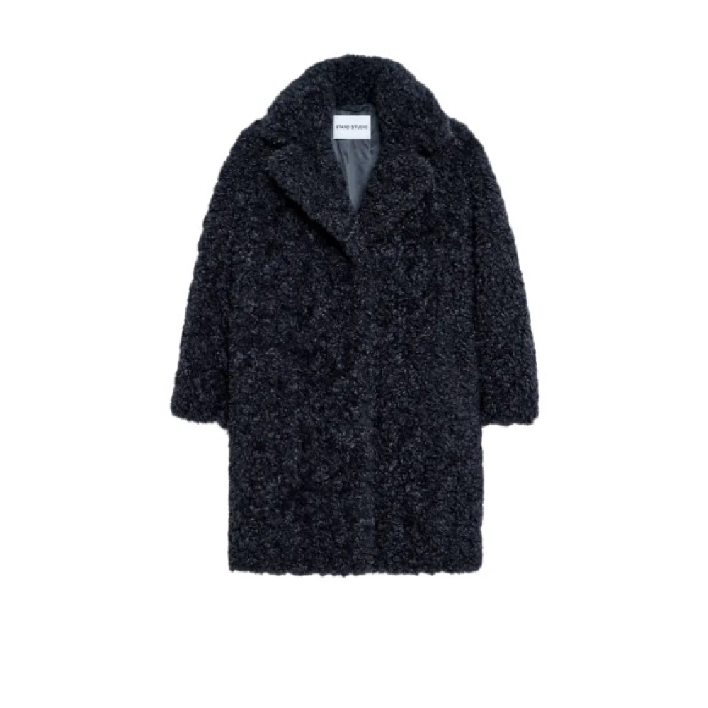 Coats > Single-Breasted Coats - - Stand Studio - Modalova
